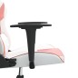 vidaXL Gaming-Stuhl Weiß und Rosa Kunstleder vidaXL Gaming-Stuhl Weiß und Rosa Kunstleder