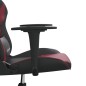 vidaXL Gaming-Stuhl Schwarz und Weinrot Kunstleder vidaXL Gaming-Stuhl Schwarz und Weinrot Kunstleder