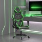 vidaXL Gaming-Stuhl Schwarz und Grün Kunstleder vidaXL Gaming-Stuhl Schwarz und Grün Kunstleder