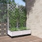 vidaXL Pflanzkübel mit Rankgitter Weiß 80x40x121,5 cm PP vidaXL Pflanzkübel mit Rankgitter Weiß 80x40x121,5 cm PP