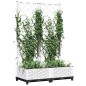 vidaXL Pflanzkübel mit Rankgitter Weiß 80x40x121,5 cm PP vidaXL Pflanzkübel mit Rankgitter Weiß 80x40x121,5 cm PP