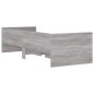 vidaXL Bettgestell mit Schubladen Grau Sonoma 90x190 cm vidaXL Bettgestell mit Schubladen Grau Sonoma 90x190 cm