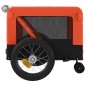 vidaXL Fahrradanhänger Hunde Orange und Schwarz Oxford-Gewebe & Eisen vidaXL Fahrradanhänger Hunde Orange und Schwarz Oxford-Gewebe & Eisen