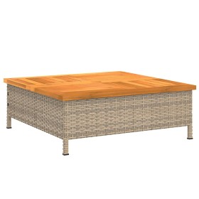 vidaXL Verkleidung für Sonnenschirmständer Beige 70x70x25 cm Akazie