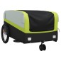 vidaXL Fahrradanhänger Schwarz und Grün 45 kg Eisen vidaXL Fahrradanhänger Schwarz und Grün 45 kg Eisen
