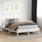 vidaXL Kopfteil Weiß 150 cm Massivholz Kiefer