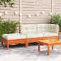 vidaXL Gartensofa mit Kissen und Hocker 2-Sitzer vidaXL Gartensofa mit Kissen und Hocker 2-Sitzer