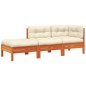 vidaXL Gartensofa mit Kissen und Hocker 2-Sitzer vidaXL Gartensofa mit Kissen und Hocker 2-Sitzer