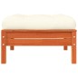vidaXL Gartensofa mit Kissen und Hocker 2-Sitzer vidaXL Gartensofa mit Kissen und Hocker 2-Sitzer