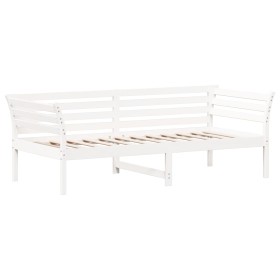 vidaXL Tagesbett Weiß 80x200 cm Massivholz Kiefer
