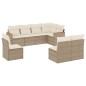 vidaXL 8-tlg. Garten-Sofagarnitur mit Kissen Beige Poly Rattan vidaXL 8-tlg. Garten-Sofagarnitur mit Kissen Beige Poly Rattan