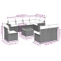 vidaXL 9-tlg. Garten-Sofagarnitur mit Kissen Schwarz Poly Rattan vidaXL 9-tlg. Garten-Sofagarnitur mit Kissen Schwarz Poly Rattan