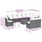 vidaXL 11-tlg. Garten-Sofagarnitur mit Kissen Schwarz Poly Rattan vidaXL 11-tlg. Garten-Sofagarnitur mit Kissen Schwarz Poly Rattan
