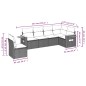 vidaXL 6-tlg. Garten-Sofagarnitur mit Kissen Schwarz Poly Rattan vidaXL 6-tlg. Garten-Sofagarnitur mit Kissen Schwarz Poly Rattan
