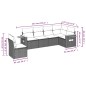 vidaXL 6-tlg. Garten-Sofagarnitur mit Kissen Grau Poly Rattan vidaXL 6-tlg. Garten-Sofagarnitur mit Kissen Grau Poly Rattan