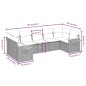 vidaXL 7-tlg. Garten-Sofagarnitur mit Kissen Schwarz Poly Rattan vidaXL 7-tlg. Garten-Sofagarnitur mit Kissen Schwarz Poly Rattan