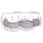 vidaXL 7-tlg. Garten-Sofagarnitur mit Kissen Beige Poly Rattan vidaXL 7-tlg. Garten-Sofagarnitur mit Kissen Beige Poly Rattan
