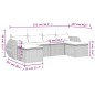 vidaXL 6-tlg. Garten-Sofagarnitur mit Kissen Schwarz Poly Rattan vidaXL 6-tlg. Garten-Sofagarnitur mit Kissen Schwarz Poly Rattan