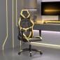 vidaXL Gaming-Stuhl Schwarz und Golden Kunstleder vidaXL Gaming-Stuhl Schwarz und Golden Kunstleder