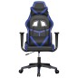 vidaXL Gaming-Stuhl Schwarz und Blau Kunstleder vidaXL Gaming-Stuhl Schwarz und Blau Kunstleder