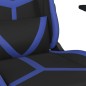 vidaXL Gaming-Stuhl Schwarz und Blau Kunstleder vidaXL Gaming-Stuhl Schwarz und Blau Kunstleder