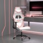 vidaXL Gaming-Stuhl Weiß und Rosa Kunstleder vidaXL Gaming-Stuhl Weiß und Rosa Kunstleder