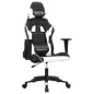 vidaXL Gaming-Stuhl Schwarz und Weiß Kunstleder vidaXL Gaming-Stuhl Schwarz und Weiß Kunstleder