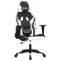 vidaXL Gaming-Stuhl Schwarz und Weiß Kunstleder vidaXL Gaming-Stuhl Schwarz und Weiß Kunstleder