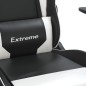 vidaXL Gaming-Stuhl Schwarz und Weiß Kunstleder vidaXL Gaming-Stuhl Schwarz und Weiß Kunstleder