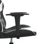 vidaXL Gaming-Stuhl Schwarz und Weiß Kunstleder vidaXL Gaming-Stuhl Schwarz und Weiß Kunstleder