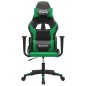 vidaXL Gaming-Stuhl Schwarz und Grün Kunstleder vidaXL Gaming-Stuhl Schwarz und Grün Kunstleder