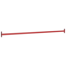 vidaXL Turnstangen 3 Stk. 125 cm Stahl Rot