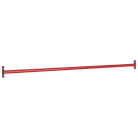 vidaXL Turnstangen 2 Stk. 125 cm Stahl Rot