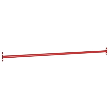 vidaXL Turnstangen 2 Stk. 125 cm Stahl Rot