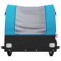 vidaXL Fahrradanhänger Schwarz und Blau 30 kg Eisen vidaXL Fahrradanhänger Schwarz und Blau 30 kg Eisen