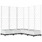 vidaXL Pflanzkübel mit Rankgitter Weiß 120x120x121,5 cm PP vidaXL Pflanzkübel mit Rankgitter Weiß 120x120x121,5 cm PP
