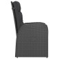 vidaXL 9-tlg. Garten-Essgruppe mit Kissen Poly Rattan Schwarz vidaXL 9-tlg. Garten-Essgruppe mit Kissen Poly Rattan Schwarz