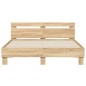 vidaXL Bettgestell mit Kopfteil Sonoma-Eiche 150x200 cm Holzwerkstoff vidaXL Bettgestell mit Kopfteil Sonoma-Eiche 150x200 cm Holzwerkstoff