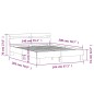 vidaXL Bettgestell mit Kopfteil Weiß 140x200 cm Holzwerkstoff vidaXL Bettgestell mit Kopfteil Weiß 140x200 cm Holzwerkstoff