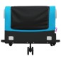 vidaXL Fahrradanhänger Schwarz und Blau 45 kg Eisen vidaXL Fahrradanhänger Schwarz und Blau 45 kg Eisen
