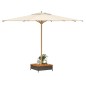 vidaXL Verkleidung für Sonnenschirmständer Schwarz 70x70x25 cm vidaXL Verkleidung für Sonnenschirmständer Schwarz 70x70x25 cm