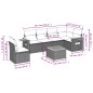 vidaXL 7-tlg. Garten-Sofagarnitur mit Kissen Beige Poly Rattan vidaXL 7-tlg. Garten-Sofagarnitur mit Kissen Beige Poly Rattan