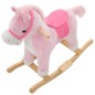 vidaXL Schaukeltier Pferd Plüsch 65x32x58 cm Rosa vidaXL Schaukeltier Pferd Plüsch 65x32x58 cm Rosa