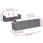 vidaXL 8-tlg. Garten-Sofagarnitur mit Kissen Beige Poly Rattan vidaXL 8-tlg. Garten-Sofagarnitur mit Kissen Beige Poly Rattan