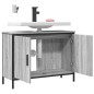 vidaXL Waschbeckenunterschrank Grau Sonoma 80x30x60 cm Holzwerkstoff vidaXL Waschbeckenunterschrank Grau Sonoma 80x30x60 cm Holzwerkstoff
