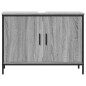 vidaXL Waschbeckenunterschrank Grau Sonoma 80x30x60 cm Holzwerkstoff vidaXL Waschbeckenunterschrank Grau Sonoma 80x30x60 cm Holzwerkstoff