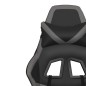 vidaXL Gaming-Stuhl Schwarz und Grau Kunstleder vidaXL Gaming-Stuhl Schwarz und Grau Kunstleder