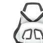 vidaXL Gaming-Stuhl Weiß und Schwarz Kunstleder vidaXL Gaming-Stuhl Weiß und Schwarz Kunstleder