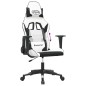 vidaXL Gaming-Stuhl Weiß und Schwarz Kunstleder vidaXL Gaming-Stuhl Weiß und Schwarz Kunstleder