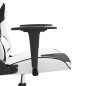 vidaXL Gaming-Stuhl Weiß und Schwarz Kunstleder vidaXL Gaming-Stuhl Weiß und Schwarz Kunstleder